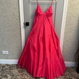 Jacquemus “La Robe Manosque” Pink Maxi Dress